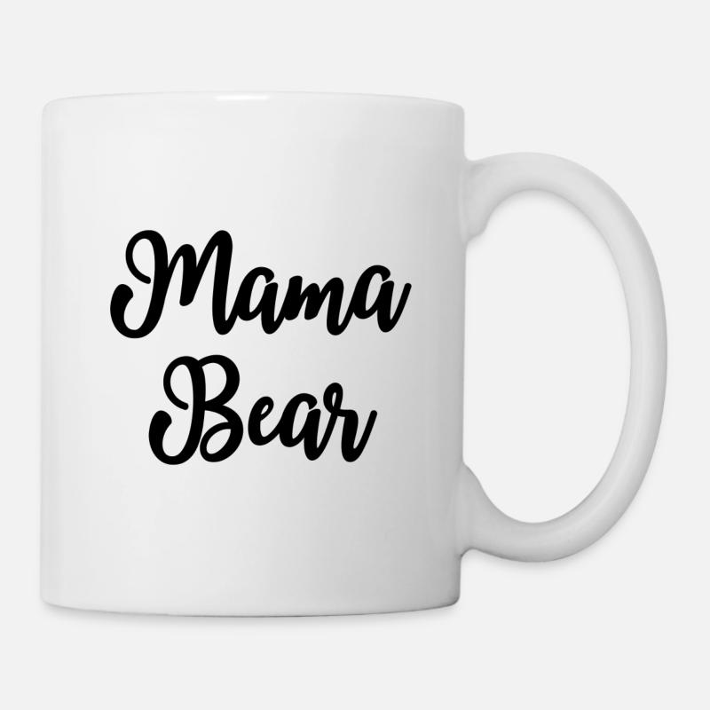 Mama Bear Mom - Tasse - Weiß