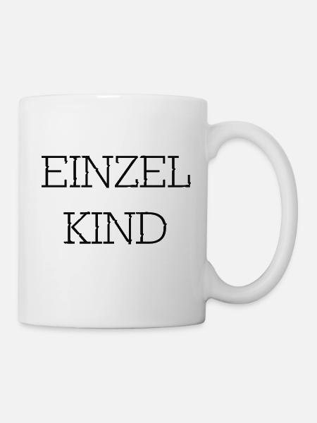 Einzelkind - Tasse - Weiß