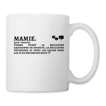 Mamie définition - Mug blanc - blanc - Droite