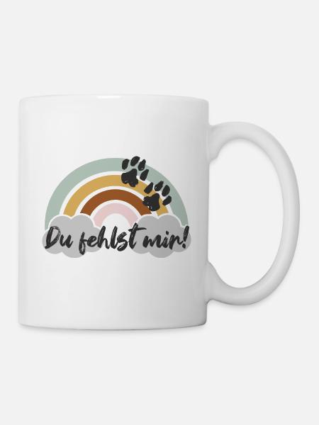 Du fehlst mir! - Tasse - Weiß