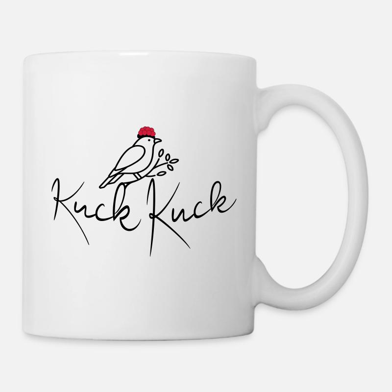 Kuckuck ruf - Kuck Kuck - Tasse - Weiß