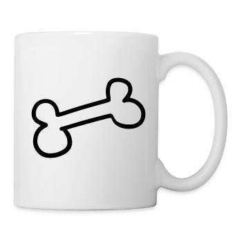 Dog bone dog bone Os de chien - Mug - white - Right