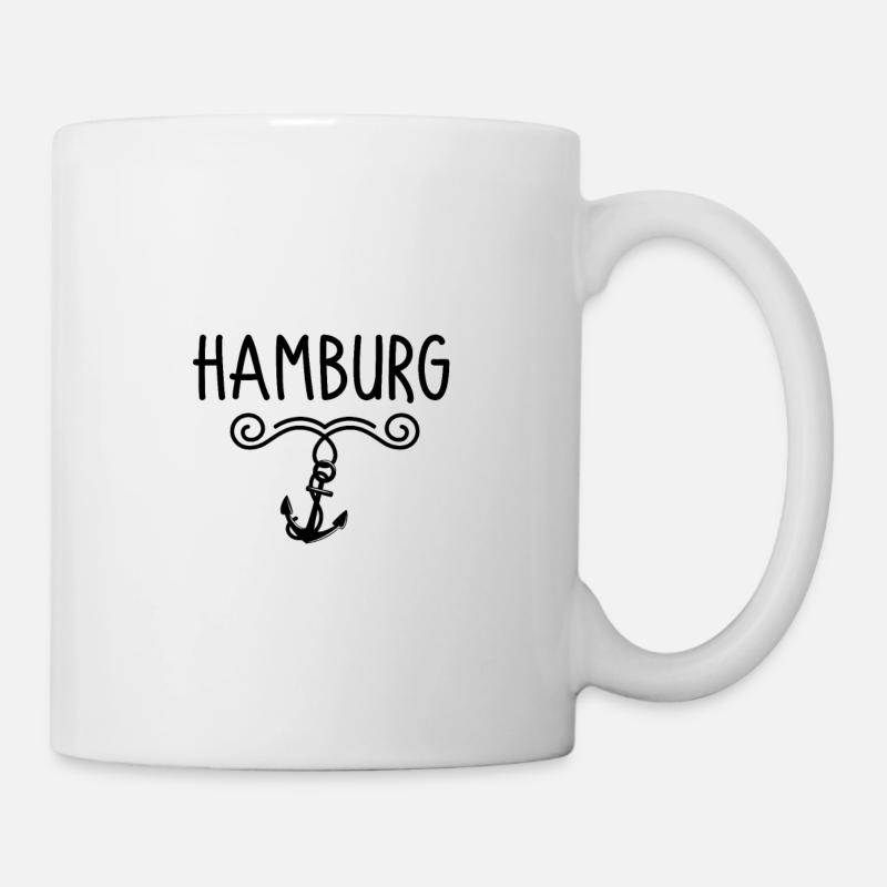 Hamburg - Tasse - Weiß