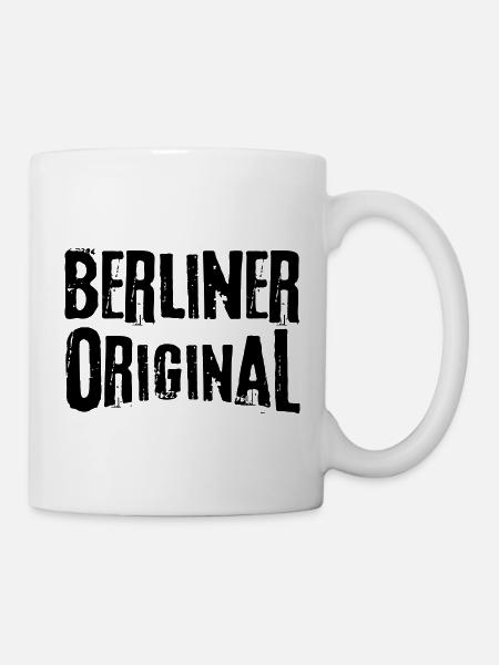 Berlin Berliner Original Berlinerin Geschenkidee - Tasse - Weiß