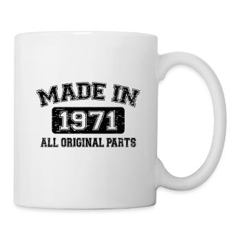Made in 1971 51st birthday Born in 1971 - Mug - white - Right