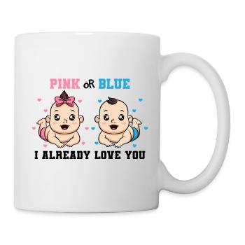 Bébé shower baby party garçon fille mère père - Mug blanc - blanc - Droite