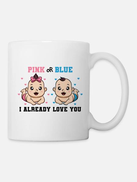 Bébé shower baby party garçon fille mère père - Mug blanc - blanc