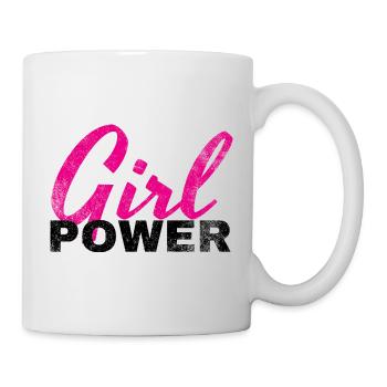 Girl Power - Tasse - Weiß - Rechts