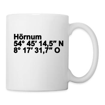 Hörnum Sylt Leuchtturm Koordinaten - Tasse - Weiß - Rechts