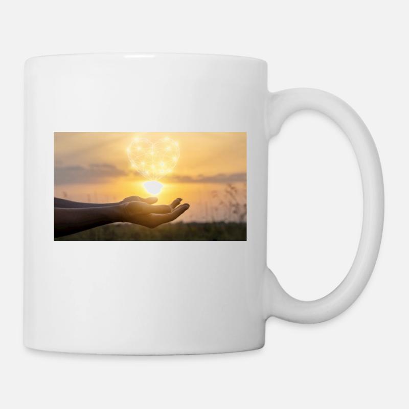 Have sun in your heart - Mug - white