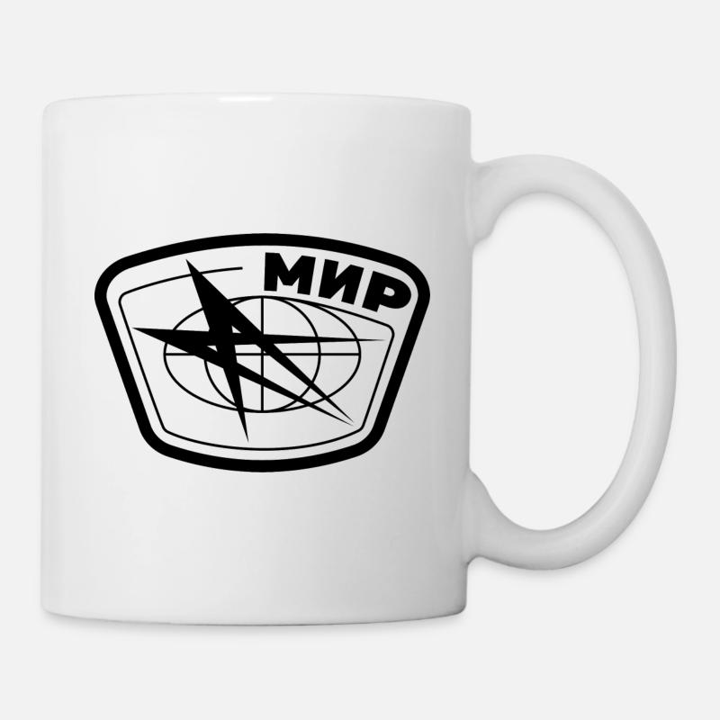 Paix Gagarine Espace Russie Astronaute - Mug blanc - blanc