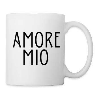 AMORE MIO MON AMOUR EN ITALIEN idée cadeau amour - Mug blanc - blanc - Droite