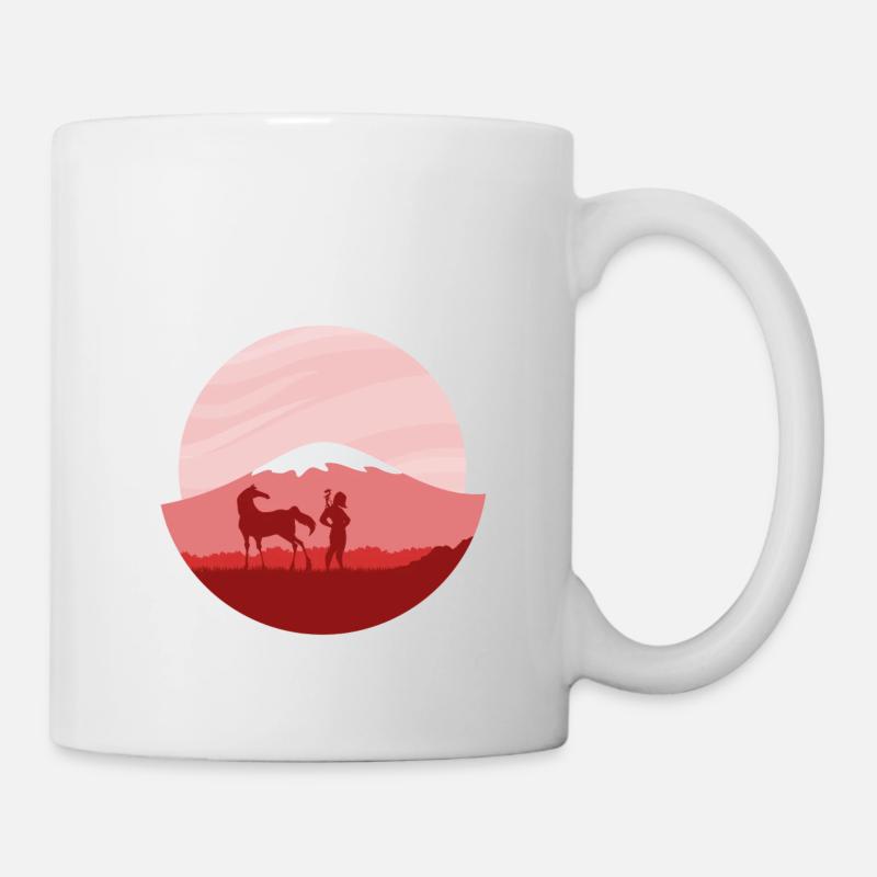 Dessin animé chine - Mug blanc - blanc