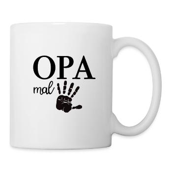 Grand-père de 5 grand-père - Mug blanc - blanc - Droite