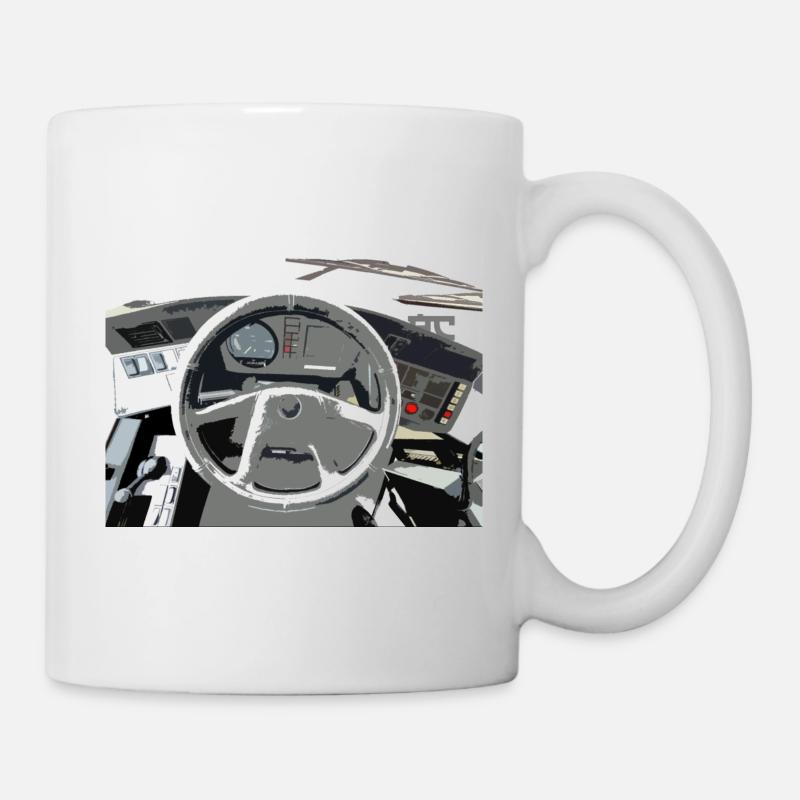 Dashboard T Shirt - Tasse - Weiß