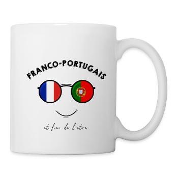 Franco-portugais et fier de l'être - Mug blanc - blanc - Droite
