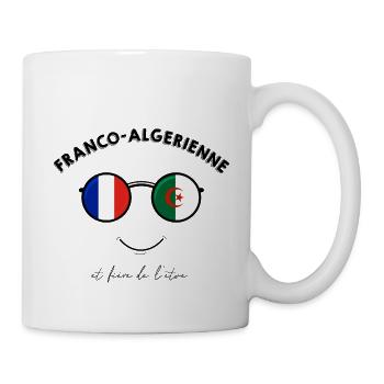 Franco-algérienne et fière de l'être - Mug blanc - blanc - Droite
