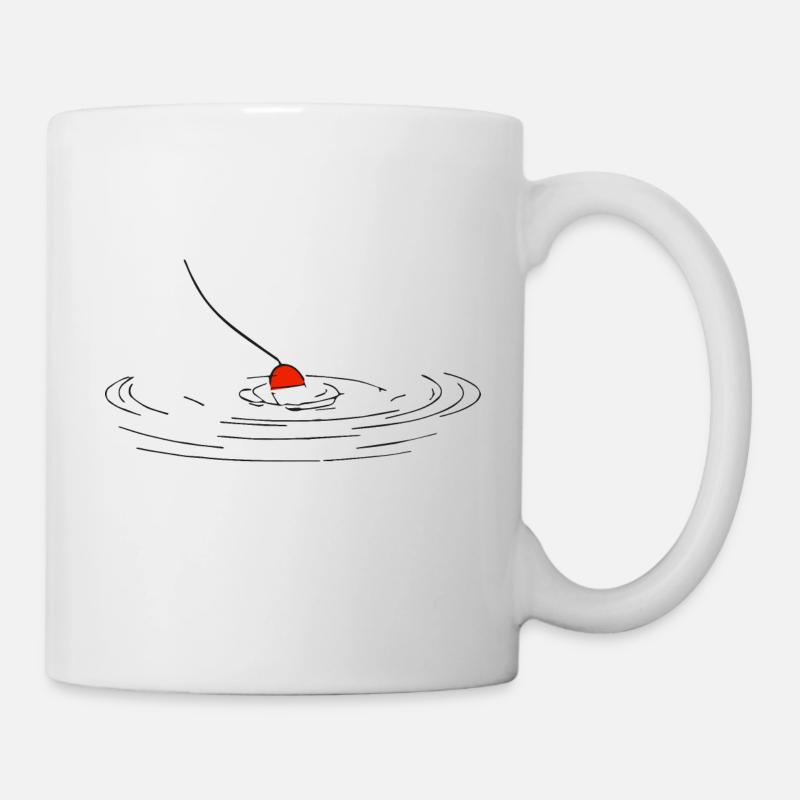 Pêche - Mug blanc - blanc