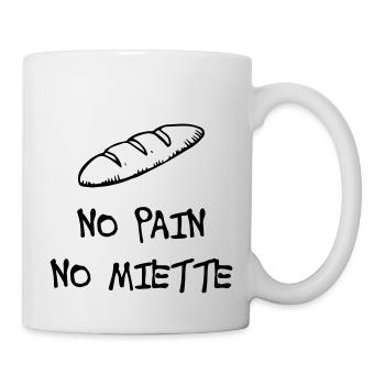 No Pain No Miette - Mug blanc - blanc - Droite