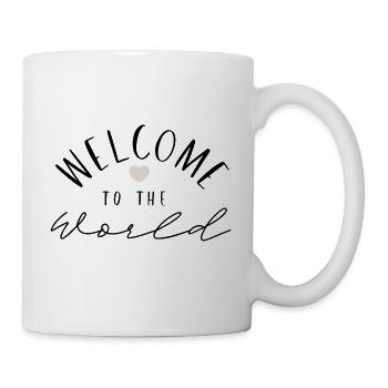 Welcome to the world - Mug blanc - blanc - Droite