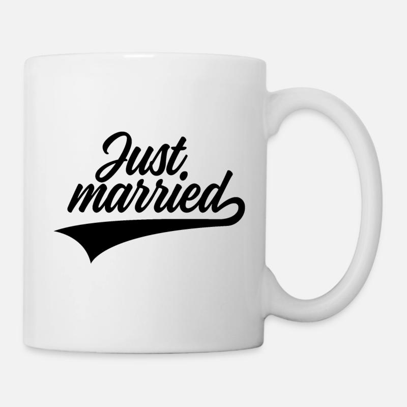 JUST MARRIED - Tasse - Weiß