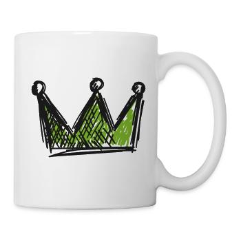 Crown Drawing Sketch - Mug - white - Right