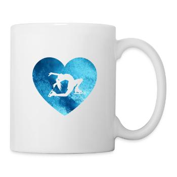 Figure Skating Heart Ice Dancer - Mug - white - Right