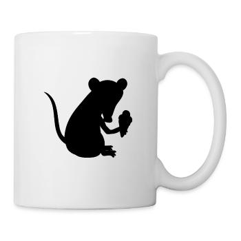 Ice Cream Mouse Gelato Bag Street Art - Mug - white - Right