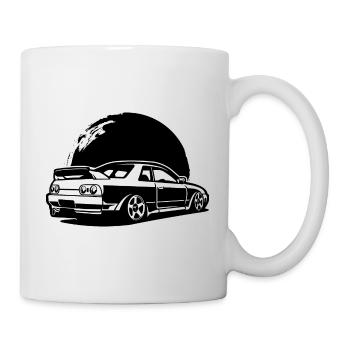 R32 Sun Gift JDM Motorsport Japan Car - Mug - white - Right