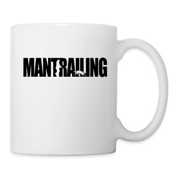 Mantrailing Silhouette Search Dog Find Dog Dogs - Mug - white - Right