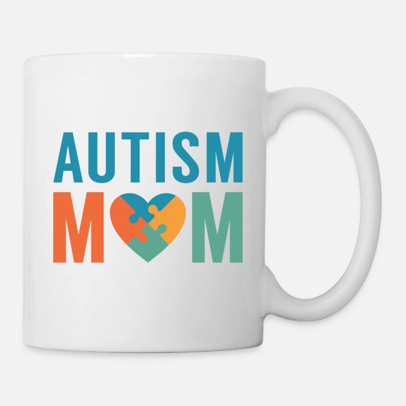 Autismus Mama - Tasse - Weiß