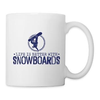 Snowboard Snowboarding Snowboard Holiday Snowboarder - Mug - white - Right