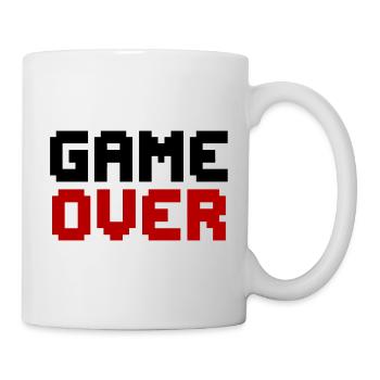 GAME OVER PIXEL Retro Gaming - Mug blanc - blanc - Droite