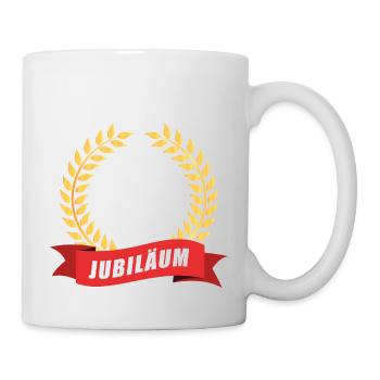 15 Jahre Jubiläum Dienstjubiläum Firma - Tasse - Weiß - Rechts