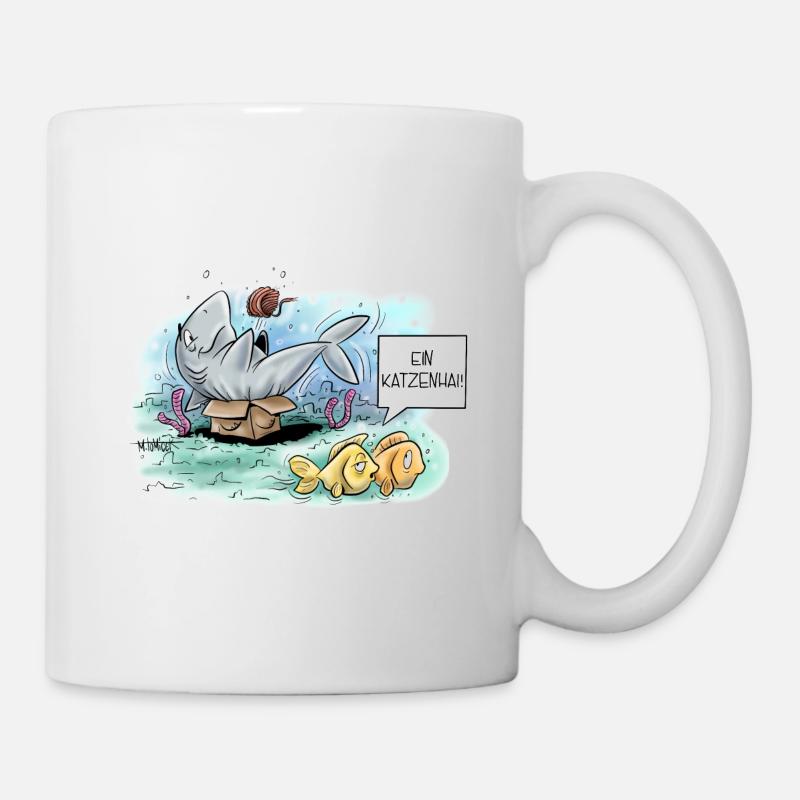 Katzenhai - Tasse - Weiß