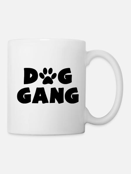 DOG GANG Propriétaires de chiens - Mug blanc - blanc
