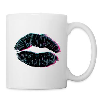 Lips 3D Kiss - Mug - white - Right