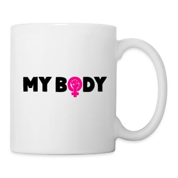 MY BODY Pro Choice Feminism - Mug - white - Right