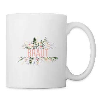 Team Braut! personalisierbar - Tasse - Weiß - Rechts
