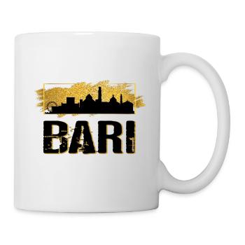 Bari Italie Ville Skyline Patrie Amour Or - Mug blanc - blanc - Droite