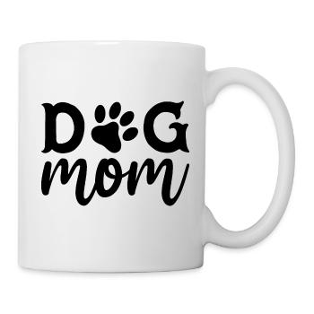 Dog Mom - Tasse - Weiß - Rechts