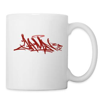 Damn Graffiti - Tasse - Weiß - Rechts