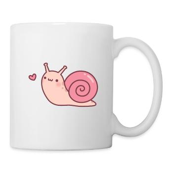 Cute Little Snail Doodle - Mug - white - Right
