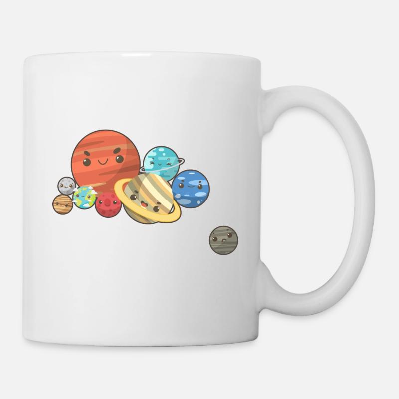 Pluton Planet Space Science Stars - Mug blanc - blanc