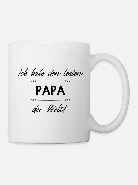 Bester Papa - Tasse - Weiß