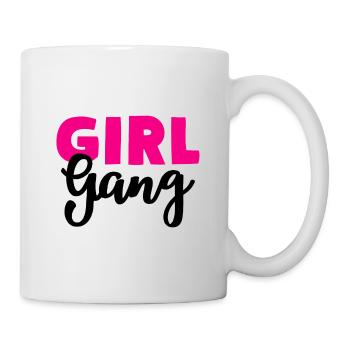 Gang de filles - Mug blanc - blanc - Droite