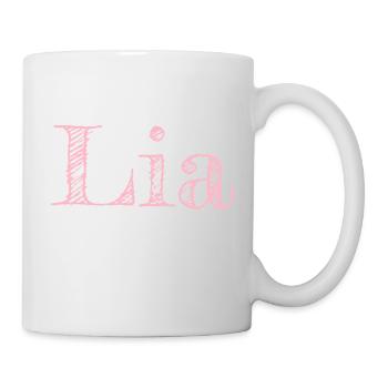 Lia - Tasse - Weiß - Rechts