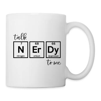Talk Nerdy To Me Chemistry Joke - Mug - white - Right