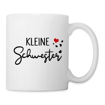 Kleine Schwester Familien Liebe - Tasse - Weiß - Rechts