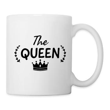 The queen. La reine. Reine de la maison - Mug blanc - blanc - Droite